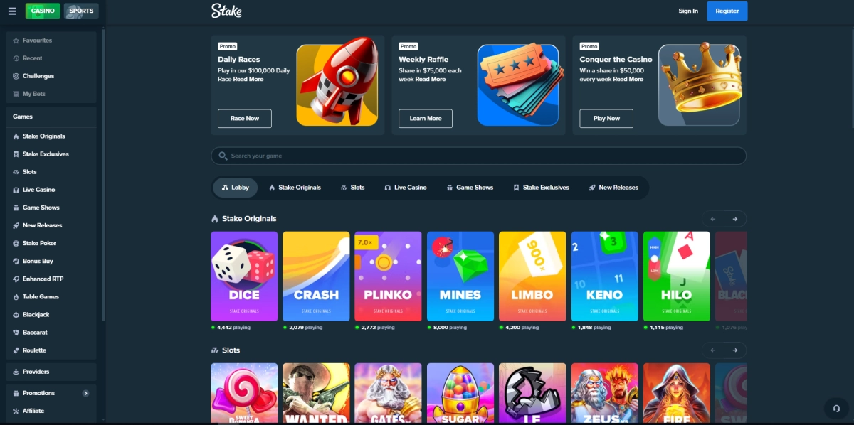 Stake Home